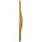 Ekena Millwork Bailey Ceiling Medallion (Fits Canopies up to 4"), Hand-Painted Iridescent Gold, 18 1/8"OD x 3/4"P CM19BIIGS - alternate 2